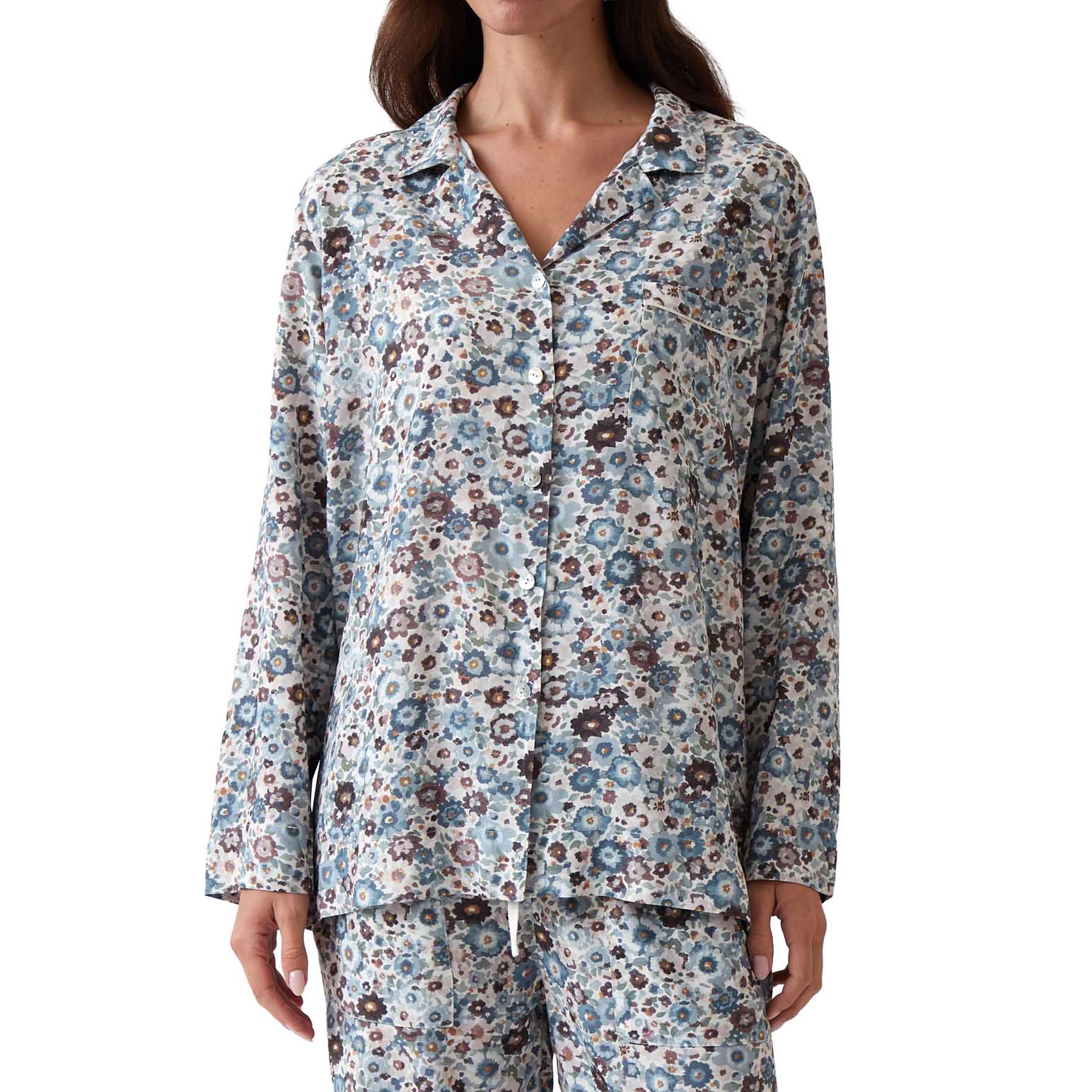 Wallace Cotton Zoe Digital Print PJ Shirt